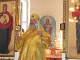 Архиерейское богослужение  в Свято-Зиновьевском храме пос.Новая Согра