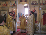15-Архиерейское богослужение  в Свято-Зиновьевском храме пос.Новая Согра