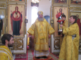18-Архиерейское богослужение  в Свято-Зиновьевском храме пос.Новая Согра
