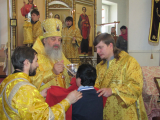 19-Архиерейское богослужение  в Свято-Зиновьевском храме пос.Новая Согра