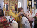 23-Архиерейское богослужение  в Свято-Зиновьевском храме пос.Новая Согра