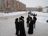 1-Аким ВКО и аким города поздравили православных в Андреевском соборе г.Усть-Каменогорска