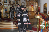 2-Страстная седмица. Великий Понедельник.  Литургия Преждеосвященных Даров в Андреевском кафедральном соборе.