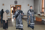 9-Страстная седмица. Великий Понедельник.  Литургия Преждеосвященных Даров в Андреевском кафедральном соборе.