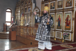 13-Страстная седмица. Великий Понедельник.  Литургия Преждеосвященных Даров в Андреевском кафедральном соборе.