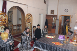18-Страстная седмица. Великий Понедельник.  Литургия Преждеосвященных Даров в Андреевском кафедральном соборе.