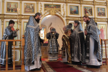 22-Страстная седмица. Великий Понедельник.  Литургия Преждеосвященных Даров в Андреевском кафедральном соборе.