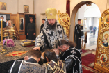 25-Страстная седмица. Великий Понедельник.  Литургия Преждеосвященных Даров в Андреевском кафедральном соборе.