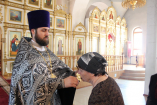 30-Страстная седмица. Великий Понедельник.  Литургия Преждеосвященных Даров в Андреевском кафедральном соборе.