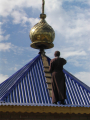 8-Освящение Креста на строящейся кладбищенской часовне в поселке Усть-Таловка