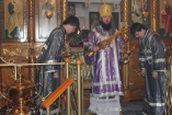 15-Великая Среда. Литургия Преждеосвященных Даров  в Богородице-Рождественском храме, района Аблакетка, г.Усть-Каменогорска.