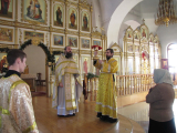 12-Божественная Литургия в праздник Обрезания Господня в Андреевском кафедральном соборе г.Усть-Каменогорска
