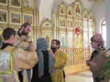14-Божественная Литургия в праздник Обрезания Господня в Андреевском кафедральном соборе г.Усть-Каменогорска