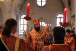 Великая Пасхальная вечерня  в Андреевском кафедральном соборе г.Усть-Каменогорска