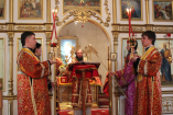 7-Великая Пасхальная вечерня  в Андреевском кафедральном соборе г.Усть-Каменогорска