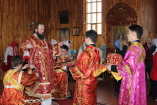 4-Понедельник Светлой седмицы. Архиерейское богослужение  в Покровском храме г.Усть-Каменогорска