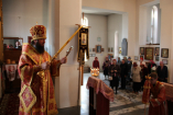 1-Архиерейское богослужение в пятницу Светлой седмицы  в Зиновьевском храме района Новая Согра