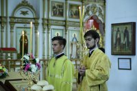 5-В день памяти святых первоверховных апостолов Петра и Павла Епископ Амфилохий совершил Божественную литургию в Андреевском кафедральном соборе