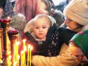 8-В Семипалатинске прошли богослужения в честь праздника Сретения Господня