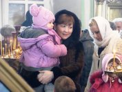 12-В Семипалатинске прошли богослужения в честь праздника Сретения Господня