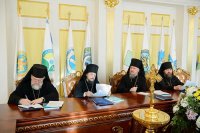 9-Епископ Амфилохий принял участие в заключительном в 2015 году заседании Синода Казахстанского Митрополичьего округа в Астане