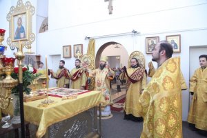 Служение епископа Амфилохия в Прощеное воскресение