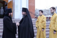 1-Служение епископа Амфилохия в Прощеное воскресение