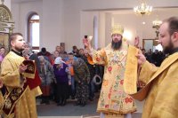 6-Служение епископа Амфилохия в Прощеное воскресение