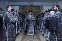 3-Соборное служение Литургии Преждеосвященных Даров в главном храме Рудного Алтая