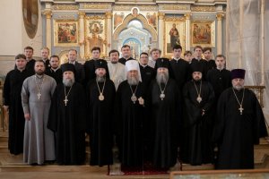 Архиепископ Усть-Каменогорский и Семипалатинский Амфилохий посетил Минскую духовную семинарию