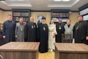 Управляющий Усть-Каменогорской и Семипалатинской епархией посетил Минскую Духовную Академию
