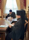 3-Архиепископ Амфилохий возглавил рабочее заседание Епархиального совета