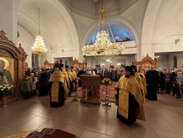 Завершилось пребывание мощей блаженной Матроны Московской в Усть-Каменогорской и Семипалатинской епархии