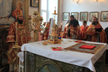 14-Епископ Амфилохий совершил в Неделю 2-ю по Пасхе, апостола Фомы, Божественную Литургию в Воскресенском соборе г.Семипалатинска