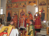 Престольный праздник в Свято-Зиновьевском храме г.Усть-Каменогорска