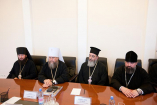 3-Встреча митрополита Александра и епископа Амфилохия с акимом Восточно-Казахстанской области. Завершилась перерегистрация православных приходов Усть-Каменогорской епархии