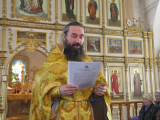 15-Божественная литургия в Неделю сыропустную  в Андреевском кафедральном соборе г.Усть-Каменогорска