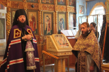 15-Архиерейское богослужение в Богородице-Рождественском храме (г.Усть-Каменогорск, р-н Аблакетка)