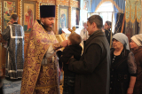 16-Архиерейское богослужение в Богородице-Рождественском храме (г.Усть-Каменогорск, р-н Аблакетка)