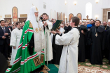 5-Предстоятель Русской Церкви совершил молебен новомученикам и исповедникам Казахстанским в Успенском кафедральном соборе г.Астаны