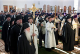 6-Предстоятель Русской Церкви совершил молебен новомученикам и исповедникам Казахстанским в Успенском кафедральном соборе г.Астаны
