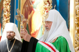 7-Предстоятель Русской Церкви совершил молебен новомученикам и исповедникам Казахстанским в Успенском кафедральном соборе г.Астаны