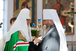 15-Предстоятель Русской Церкви совершил молебен новомученикам и исповедникам Казахстанским в Успенском кафедральном соборе г.Астаны