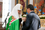 17-Предстоятель Русской Церкви совершил молебен новомученикам и исповедникам Казахстанским в Успенском кафедральном соборе г.Астаны