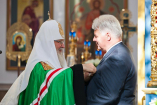 20-Предстоятель Русской Церкви совершил молебен новомученикам и исповедникам Казахстанским в Успенском кафедральном соборе г.Астаны