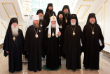 11-Святейший Патриарх Кирилл освятил здание Синода Митрополичьего Округа и духовно-культурного центра имени равноапостольных Кирилла и Мефодия
