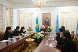 2-В новопостроенном здании Духовно-культурного центра в Астане впервые состоялось заседание Синода Митрополичьего Округа