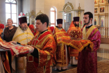16-В среду Светлой седмицы в Андреевском кафедральном соборе  г.Усть-Каменогорска прошло богослужение, посвященное 150-летию со дня рождения Усть-Каменогорского священномученика протоиерея Александра Дагаева