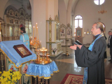 1-Всенощное бдение накануне Покрова Пресвятой Богородицы  в Андреевском соборе г.Усть-Каменогорска