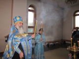 2-Всенощное бдение накануне Покрова Пресвятой Богородицы  в Андреевском соборе г.Усть-Каменогорска